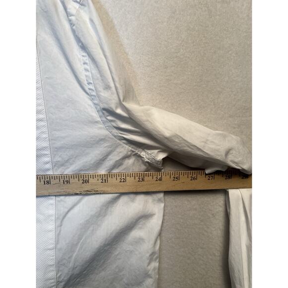 Suitsupply‎ Tuxedo Shirt 44/ 17.5 Men Slim Fit Egyptian Cotton French Cuff - Picture 9 of 14